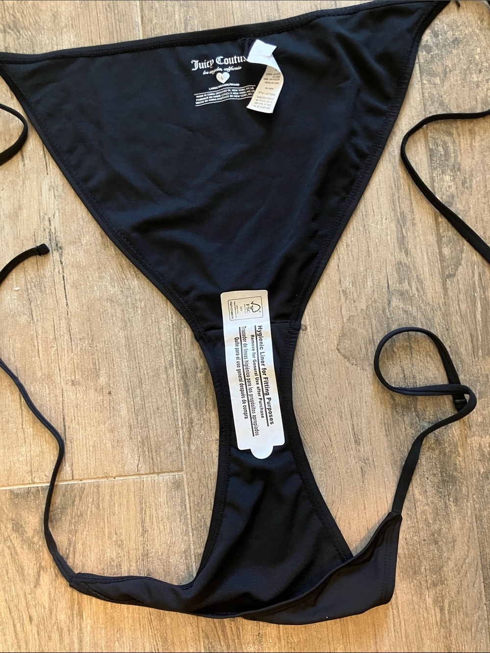💋Juicy Couture ✨bling✨ bikini 2-pc swimsuit bathing suit sz M NWT - Picture 8 of 8